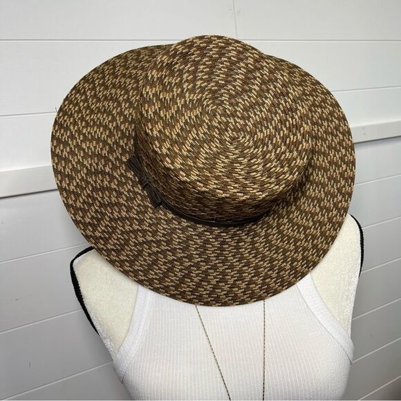 Nine West Stylish Brown Patterned Hat - Picture 2 of 10